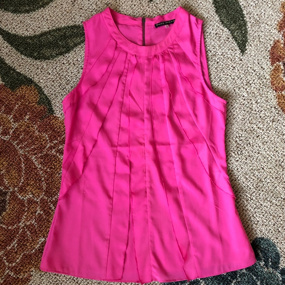 Sleeveless Ruffle Blouse